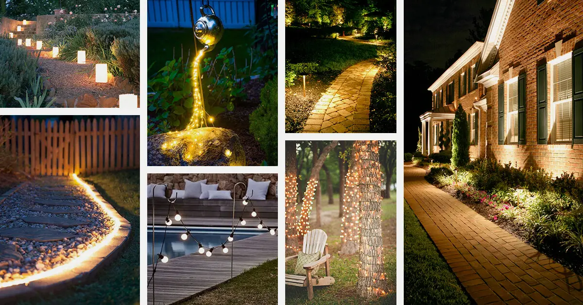 استفاده از لامپ‌های روشنایی ویژه دکور حیاط: